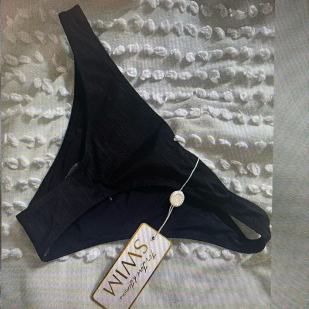 NWT For Love & Lemons Black Bikini Bottom.  Cheeky